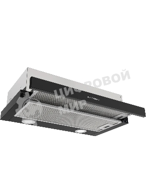 Вытяжка встраиваемая Kuppersberg SlimDual 60 B черный, 60 см, 650 куб. м/ч, 53 дБ