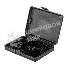 Набор кольцевых пил по дереву Kranz 64-127 мм, 9 предметов