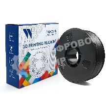 Филамент NVPrint PETG Carbon Fiber Black c карбоновыми волокнами, черный, для 3D печати диаметр 1.75мм масса 1 кг