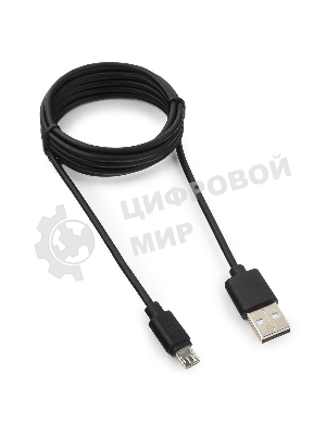 Кабель USB 2.0 Pro Гарнизон GCC-mUSB2-AMBM-1.8M, AM/microBM 5P, 1.8м, черный, пакет