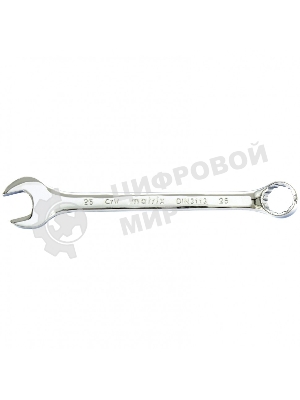 Ключ Matrix комбинированный, 25 мм CrV, полированный хром