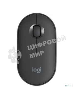 Мышь беспроводная Logitech Pebble M350 графитовый, 1000 dpi, радиоканал, Bluetooth, USB, кнопки - 3