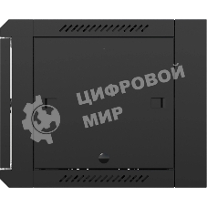 Шкаф коммутационный NTSS NTSS-W9U6045GS-BL настенный 9U 570x450мм пер.дв.стекл 60кг черный 350мм 20.1кг 220град. 370мм IP20 сталь