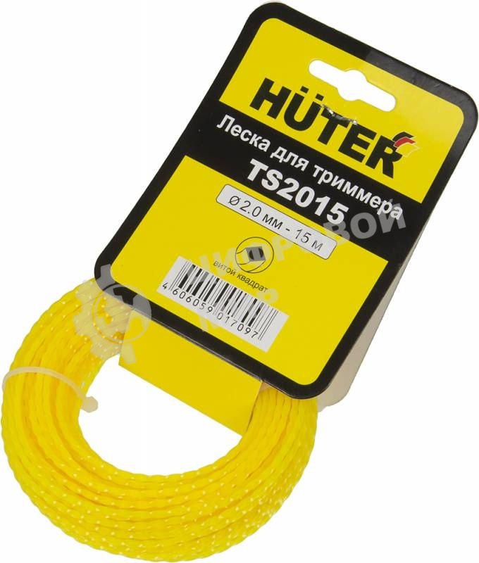 Леска для садовых триммеров Huter TS2015 d=2мм L=15м для Huter GET-1200SL (71/1/11)