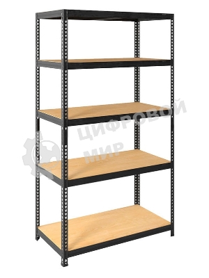 Стеллаж Практик SBL 180KD пол.:5 разборная 1803x750x350мм антрацит (S24499371109)