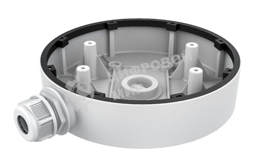 Монтажная коробка белая для купольных камер алюминий 155х36мм