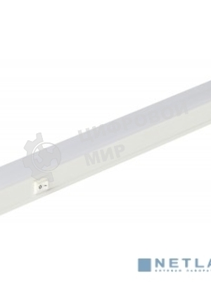 Линейный светодиодный светильник ЭРА с выключателем 16Вт 4000К L1172мм LLED-01-16W-4000-W