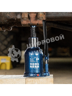 Домкрат гидравлический бутылочный телескопический Stels 10 т, подъем 180-430 мм