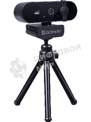 Веб-камера G-lens 2580 FullHD 1920x1080, 30 кадр/с, USB Type-A, микрофон (шумоподавление), автоматическая фокусировка, автоосвещение, штатив в комплекте