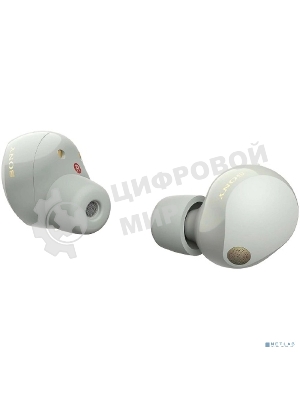 Наушники TWS Sony WF-1000XM5 серебристый, внутриканальные, Bluetooth, активное шумоподавление, беспроводная зарядка, до 8 ч