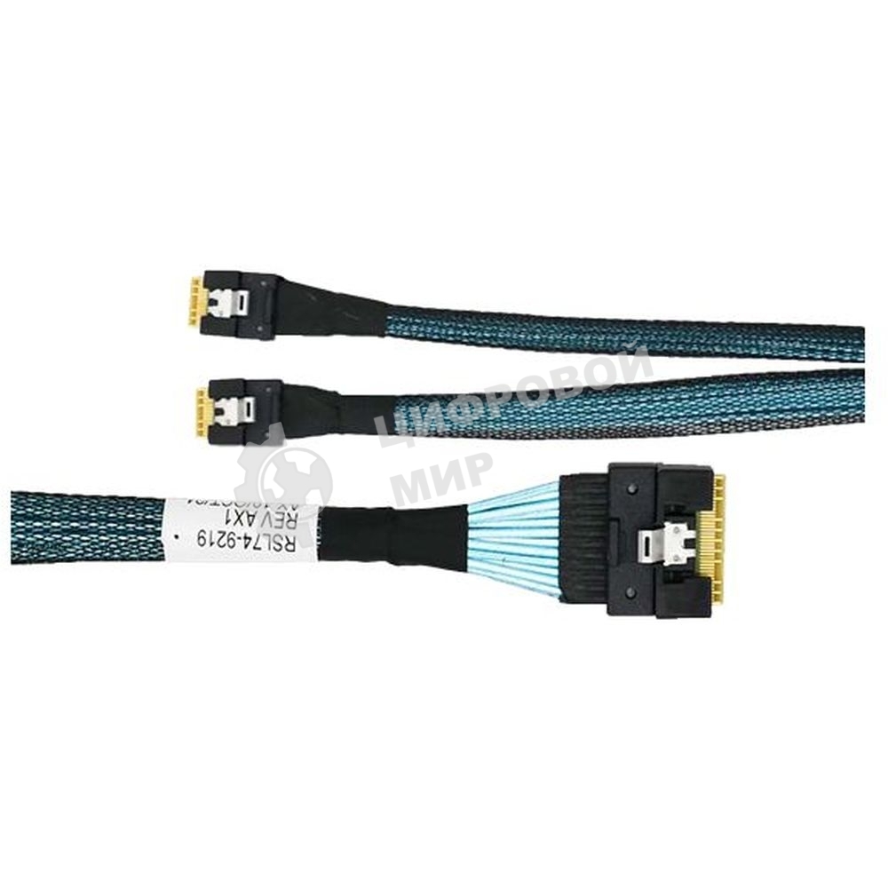 Кабель/SFF-8654 8i/SFF-8654 4i*2-0.8M