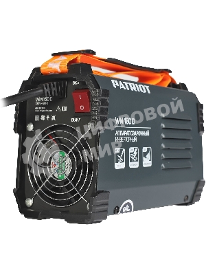 Сварочный аппарат Patriot WM160D инвертор ММА 6.8кВт