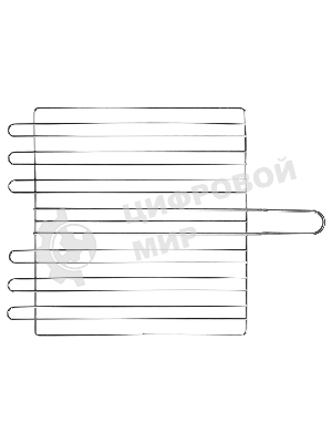 Решетка-гриль Camping Palisad 340х340х60 мм, объемная, нержавеющая сталь