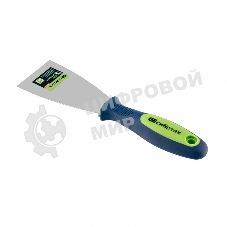 Шпательная лопатка из нержавеющей стали Сибртех, 60 мм, двухкомпонентная рукоятка