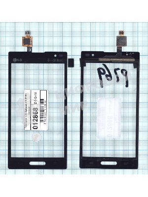 Сенсорное стекло (тачскрин) для LG Optimus L9 (P769), черное