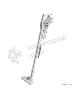 Пылесос вертикальный Deerma DX700 белый, питание от сети, 210 Вт, уборка сухая, пылесборник 0.8 л