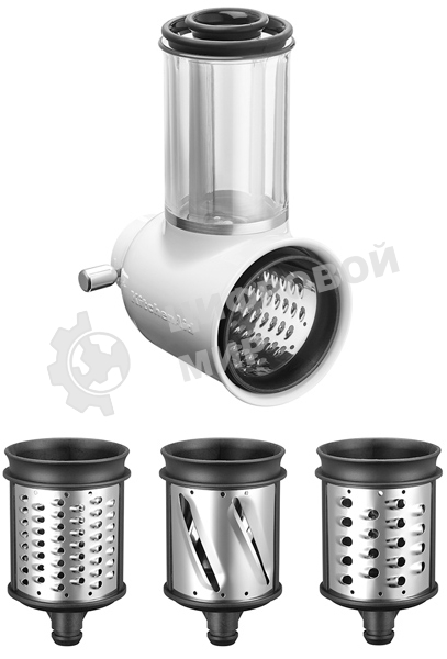 Насадка-овощерезка с 3-мя барабанами KitchenAid 5KSMVSA, белый