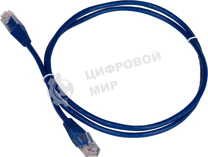 Патч-корд Lanmaster TWT UTP кат.5e, с заливными колпачками, 20.0 м, синий
