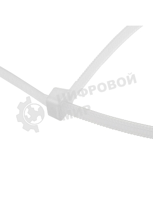 Хомут-стяжкa нейлоновая с тройным замком Rexant 300x3,6 мм, белая, упаковка 100 шт.