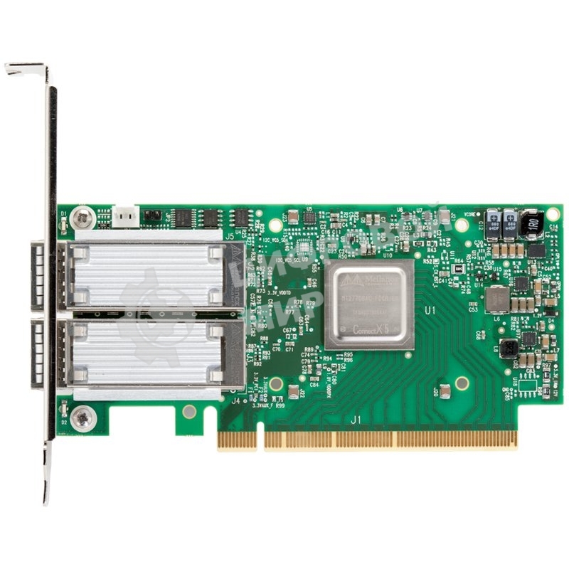 Сетевая карта MELLANOX ConnectX®-5 EN network interface card, 100GbE dual-port QSFP28, PCIe3.0 x16, tall bracket, ROHS R6