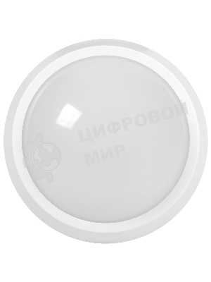 Светильник светодиодный ДПО 5032Д 12Вт 4000K IP65 круг белый с ДД LDPO1-5032D-12-4000-K01 IEK