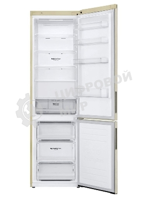 Холодильник LG GA-B509CECL бежевый, двухкамерный, 277/107л, морозилка снизу, No Frost