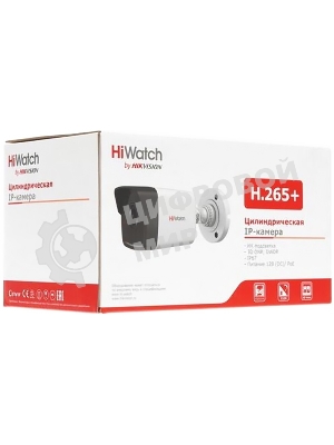 Видеокамера IP HiWatch DS-I400(С) (2.8 mm) 2.8-2.8мм цветная корп.:белый