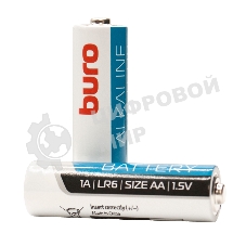 Батарея Buro Alkaline LR6 AA (4шт) блистер