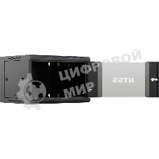 Шкаф коммутационный NTSS NTSS-W9U6045GS-BL настенный 9U 570x450мм пер.дв.стекл 60кг черный 350мм 20.1кг 220град. 370мм IP20 сталь