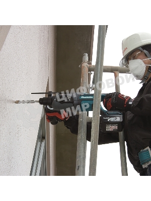 Перфоратор Makita DHR241RFE Перфоратор ак ,SDS+, 18В,2 х 3А ч Li-ion,3реж,1.9Дж,0-4000у\м,3.5кг,чем,подсв,совмест с 4 А ч Li-ion
