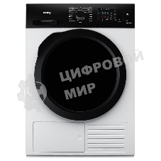 Сушильная машина Korting KD 69 IHP белый, 9 кг, сушка - тепловой насос, программ - 15, 59.6 x 85 x 64 см