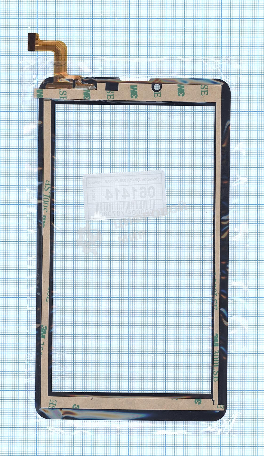 Сенсорное стекло (тачскрин) SQ-PG1029-FPC-A0, черное