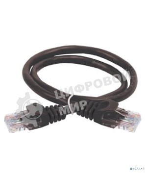 Коммутационный шнур (патч-корд) ITK, cat.5e UTP, 2м, черный