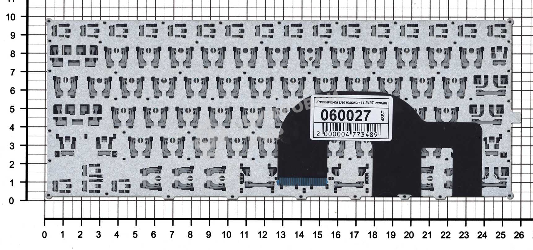 Клавиатура для ноутбука Dell Inspiron 11-3137 черная