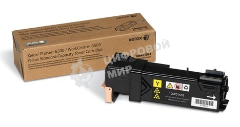 Картридж лазерный Xerox 106R01603 желтый для Xerox Ph 6500/WC 6505 (2500 стр)(Channels)