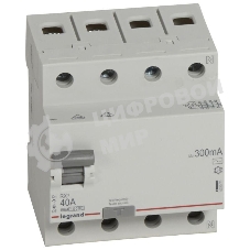 Выключатель дифференциального тока (УЗО) 4п 40А 300мА тип AC RX3 Leg 402071
