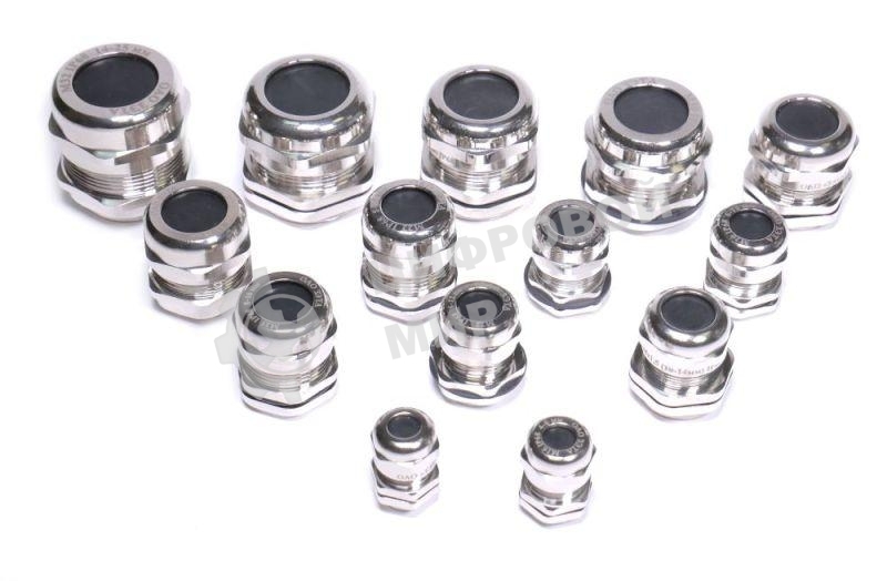 Ввод кабельный М25 латунь Dкаб. 13-18 IP68 ЗЭТА zeta30118