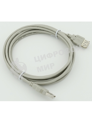 Кабель USB 2.0 Am-Af удлинитель 3м