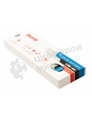 Батарея Buro Alkaline LR6 AA (10шт) коробка