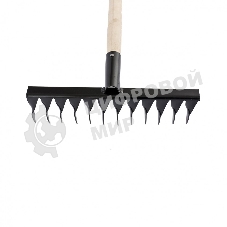 Грабли Сибртех 12-зубые, 300мм, с черенком, витые