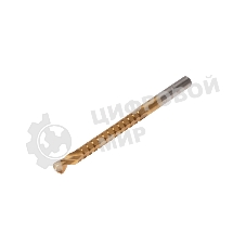 Сверло-фреза по металлу Kranz 5мм, HSS, ТИТАН, цилиндрический хвостовик (1 шт/уп)