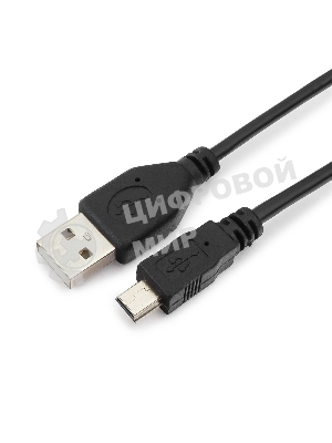 Кабель Гарнизон USB 2.0, AM/miniBM 5P, 0.5м, пакет (GCC-USB2-AM5P-0.5M)