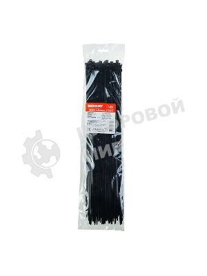 Хомут-стяжка кабельная нейлоновая Rexant 400 x4,8 мм, черная, упаковка 100 шт.
