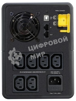 Источник бесперебойного питания APC Back-UPS BX1600MI 900Вт 1600ВА черный