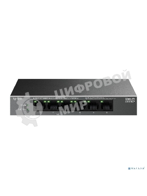 Коммутатор настольный TP-Link LS106LP с 6 портами 10/100 Мбит/с (4 порта PoE)