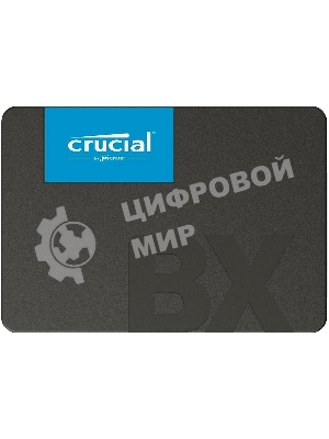 Накопитель SSD Crucial BX500, 500Gb, 2.5