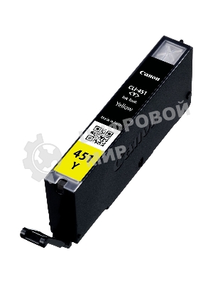 Картридж струйный CLI-451Y (6526B001) для Canon PIXMA iP7240/MG6340/MG5440, Желтый(Yellow), 344стр.