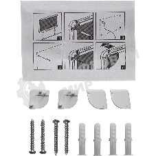 Доска магнитно-маркерная Silwerhof белый 60x90см алюминиевая рама