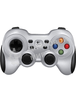 Геймпад Logitech F710 серебристый/черный USB Беспроводной виброотдача обратная связь (940-000172)