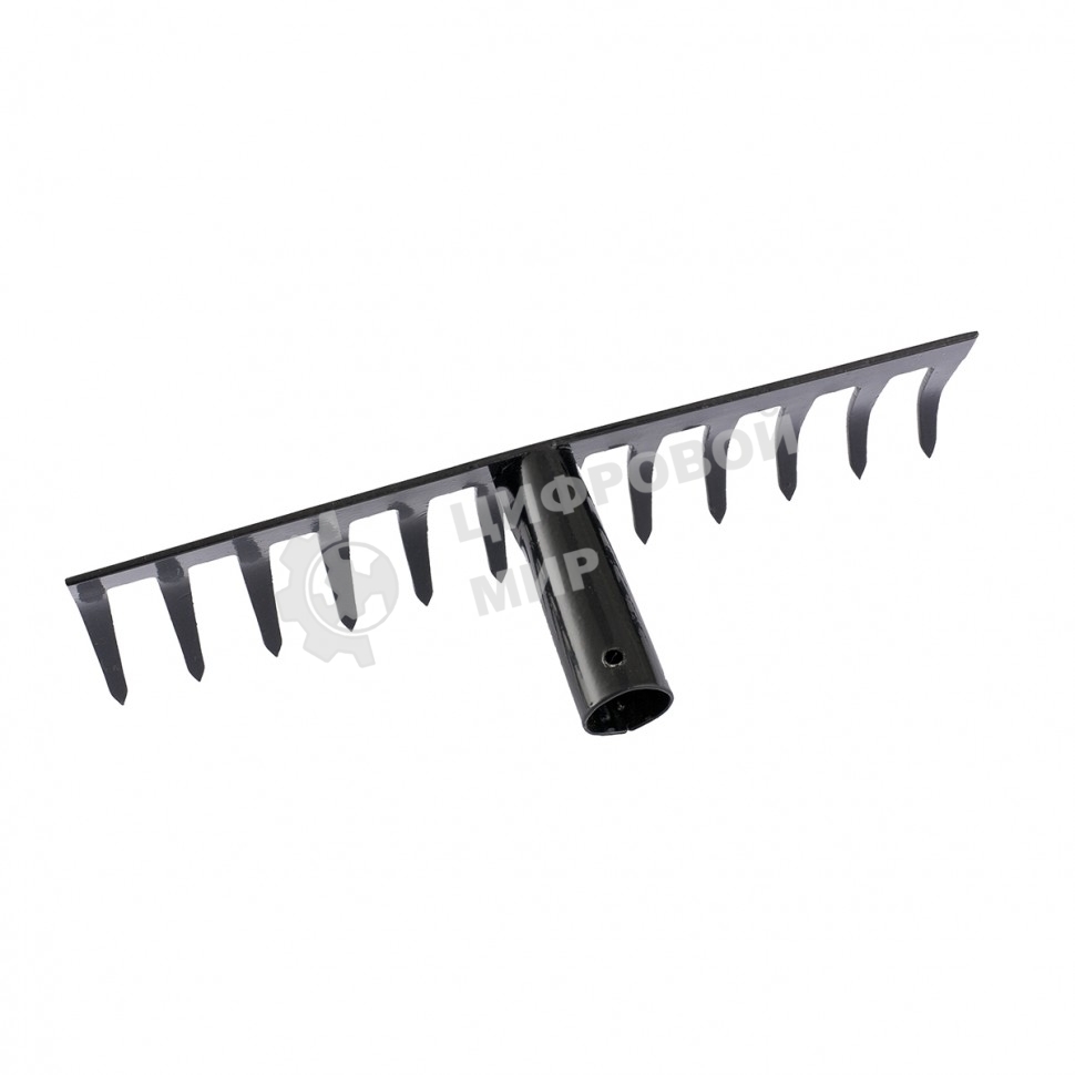 Грабли Сибртех 12-зубые, 320 мм, без черенка, прямые